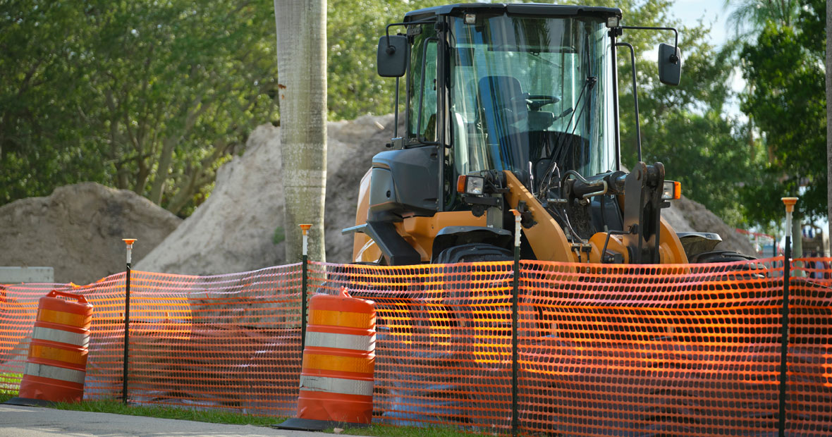 barrière de chantier